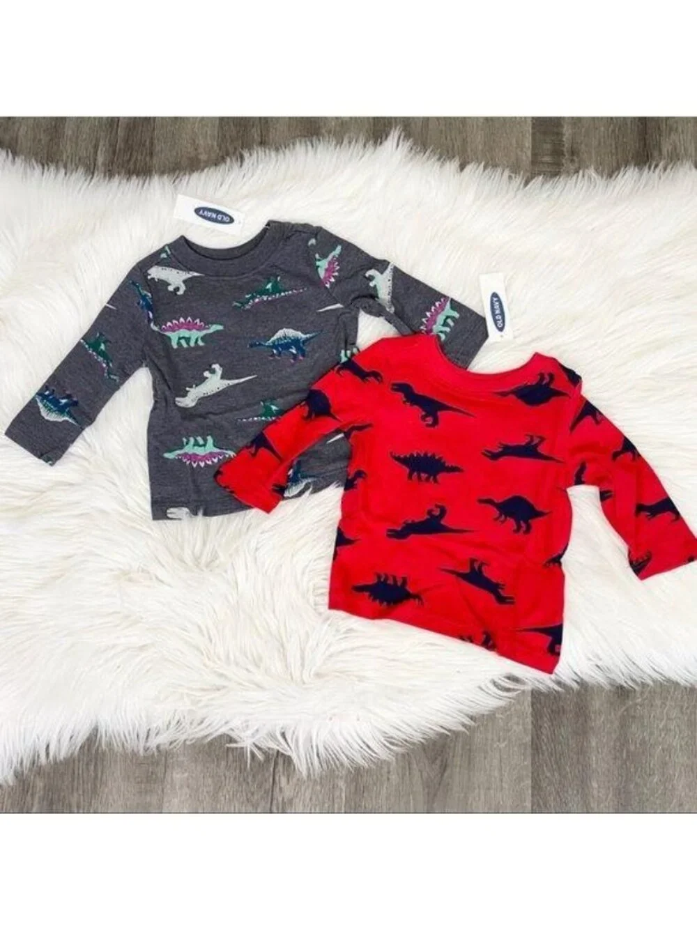 Old Navy Baby 3-6 Months Dinosaur Long Sleeve Tops